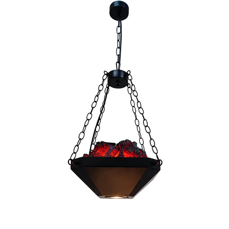 Afralia™ Industrial Pendant Light: Retro American Style Chandelier for Dining Room and Restaurant
