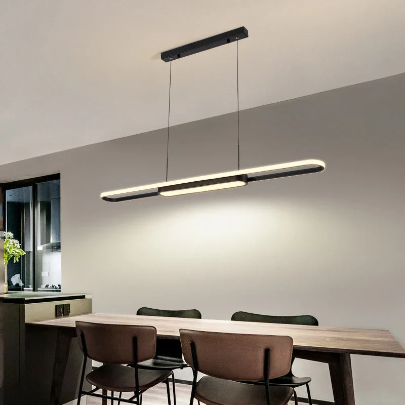 Afralia™ Nordic Dining Table Pendant Lights Luxury LED Chandelier