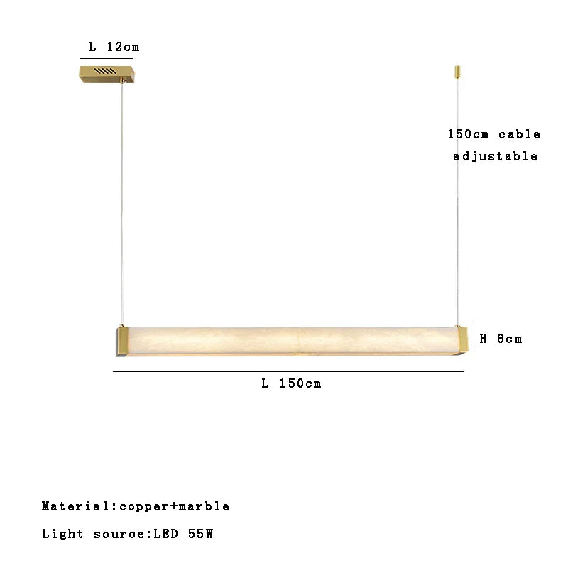 Afralia™ Spanish Natural Lucite Pendant Lighting, Luxury Indoor Adjustable Fixtures