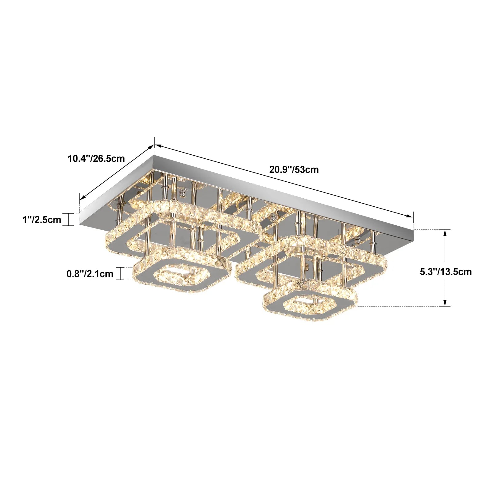 Afralia™ Crystal Ceiling Chandelier: Luxury LED Pendant Lighting for Modern Living Room Decor