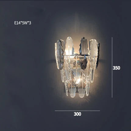 Afralia™ Gold Crystal LED Chandelier Lighting for Dinning Table