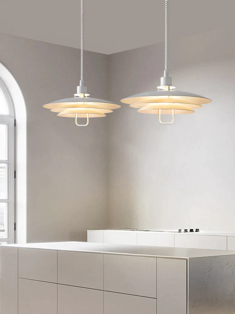 Afralia™ Nordic UFO Pendant Light for Bedroom and Restaurant with Adjustable Bar