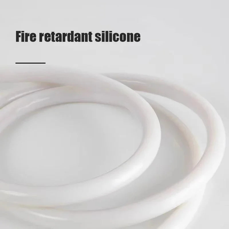 Afralia™ Luminous Silicone Wall Lamp, Flexible LED Neon Light for Indoor Room Decoration