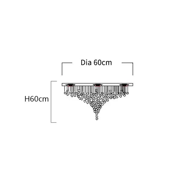 Afralia™ Stone Crystal LED Chandelier: Modern Luxury Lighting for Home Staircase, Living Room, Hallway