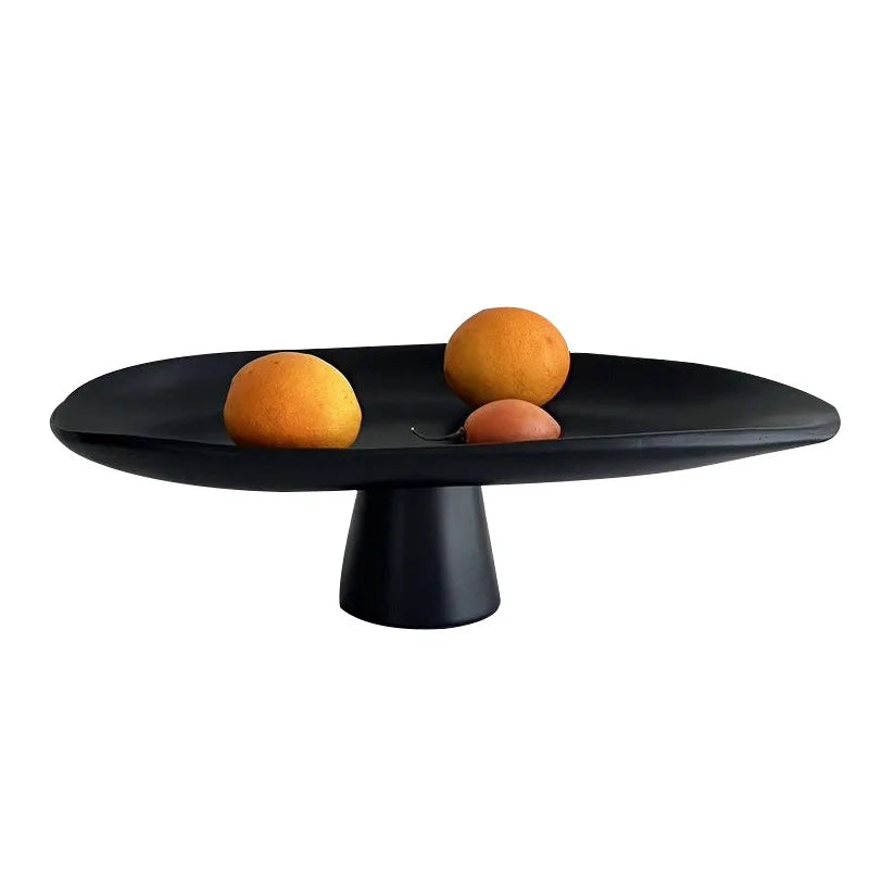 Afralia™ Geometric Resin Fruit Bowl Tray Home Decoration Accessories