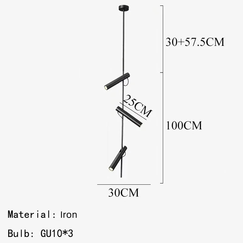 Afralia™ Rotating LED Pendant Light for Foyer, Bedroom, Dining Room - Modern Hanging Lamp