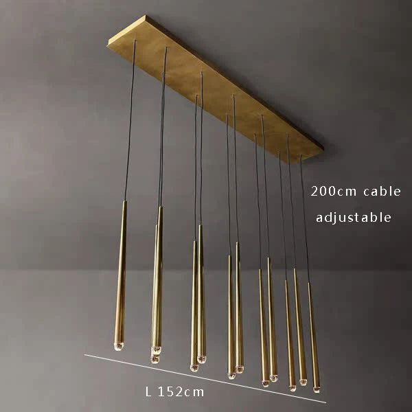 Afralia™ Crystal Water Drop Ceiling Chandelier for Classic Living Room Decor