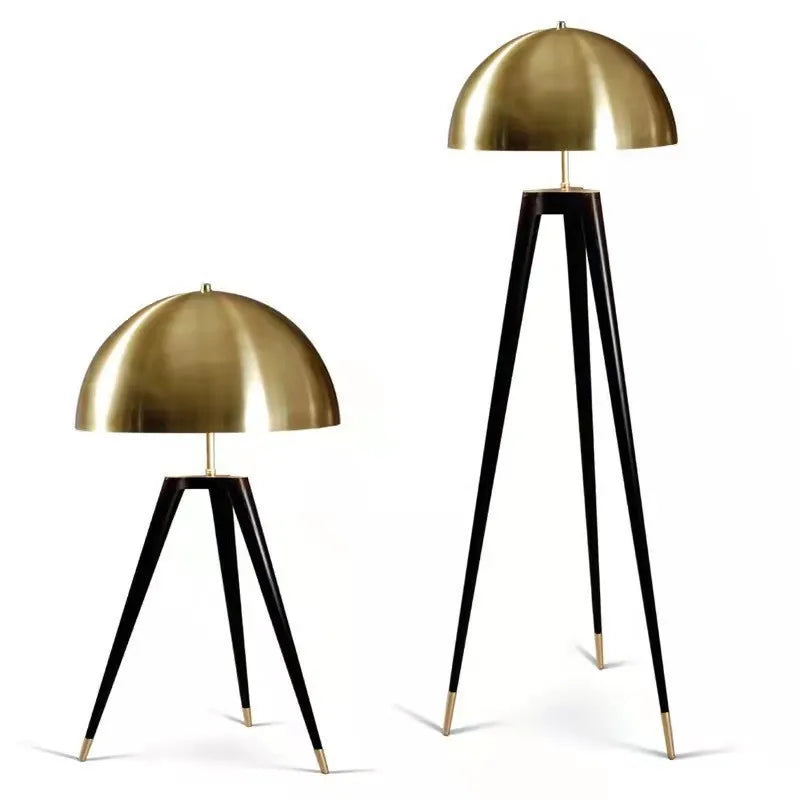 Afralia™ Mushroom Table Lights Floor Lamp Tripod for Living Room Bedroom