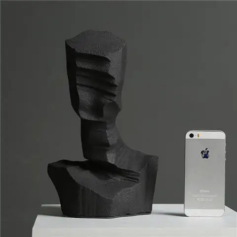 Afralia™ Abstract Characters Sculpture Decoration for Modern Living Room Hotel Entry Wine Cabinet