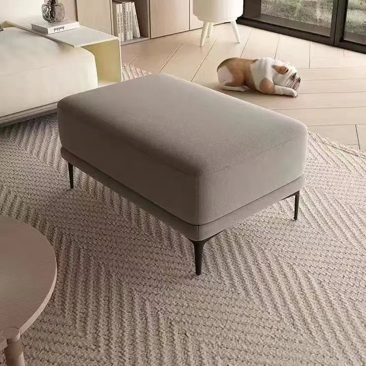Afralia™ Nordic Square Sofa Stool: Luxury Bed End Stool for Simple Living Room