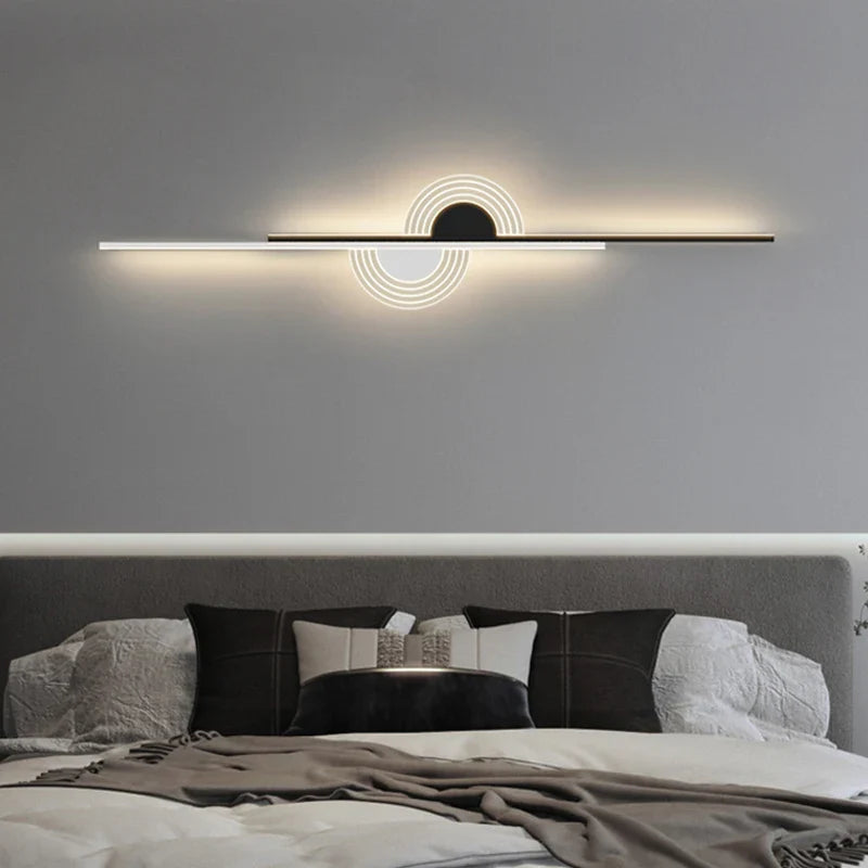 Afralia™ Nordic Acrylic LED Wall Light for Bedroom and Living Room Decor