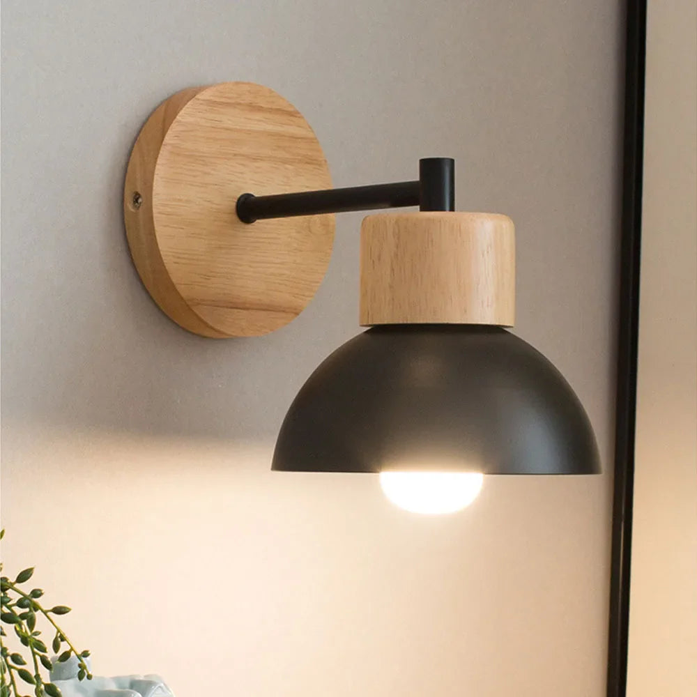 Afralia™ Nordic Macarons Wall Sconce Light for Living Room Bedroom, E27 Base Fixture