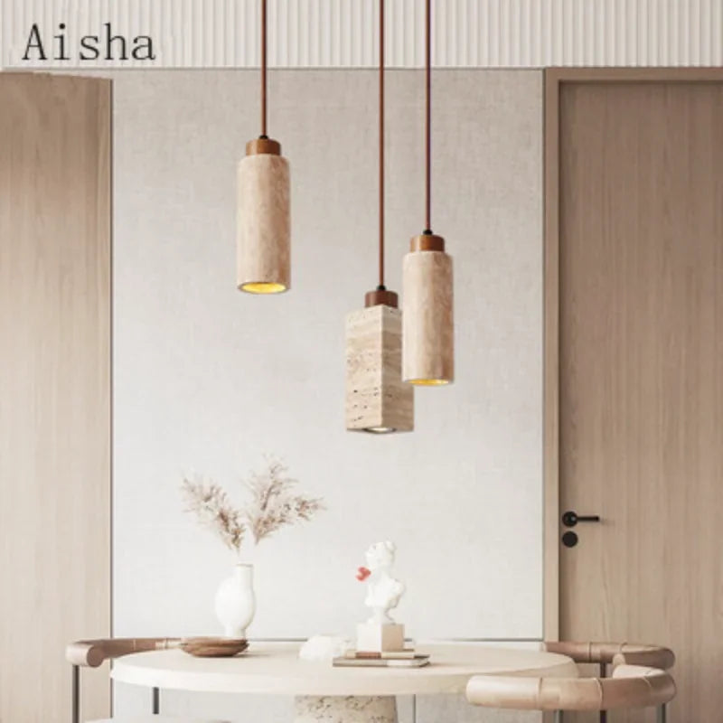 Afralia™ Wabi-sabi Pendant Lamp for Home, Restaurant, and Bedroom Lighting