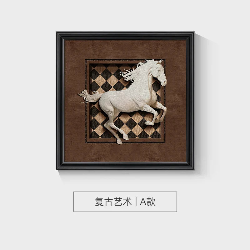 Afralia™ Animal Wall Decor Frame Set Art Painting Poster Room Aesthetic Decoration