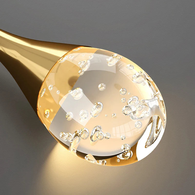 Afralia™ Crystal Bubble Chandelier for Living, Dining, Bedroom - Modern Stairwell Design