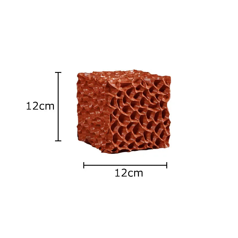 Afralia™ Honeycomb Ball Sculpture: Geometric Desk Decor & Abstract Art for Room Aesthetics