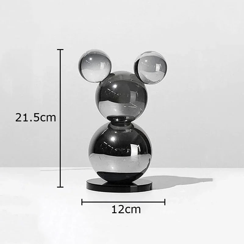 Afralia™ Spherical Crystal Ball Ornaments for Desk Decoration and Abstract Artwork