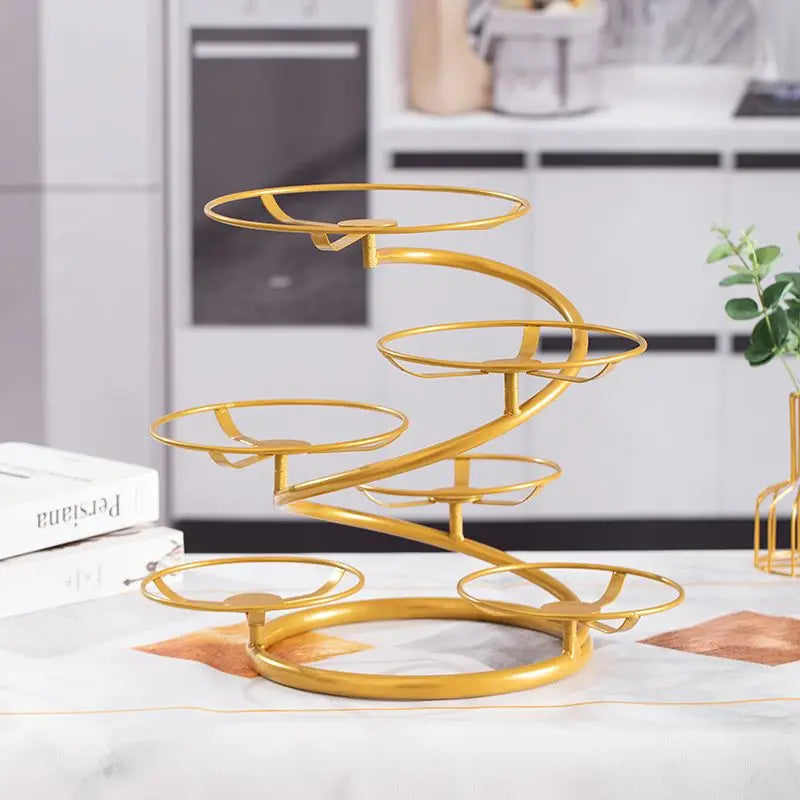 Afralia™ Multilayer Kitchen Side Dish Rack | Provincial Design | Ideal for Cold Dishes