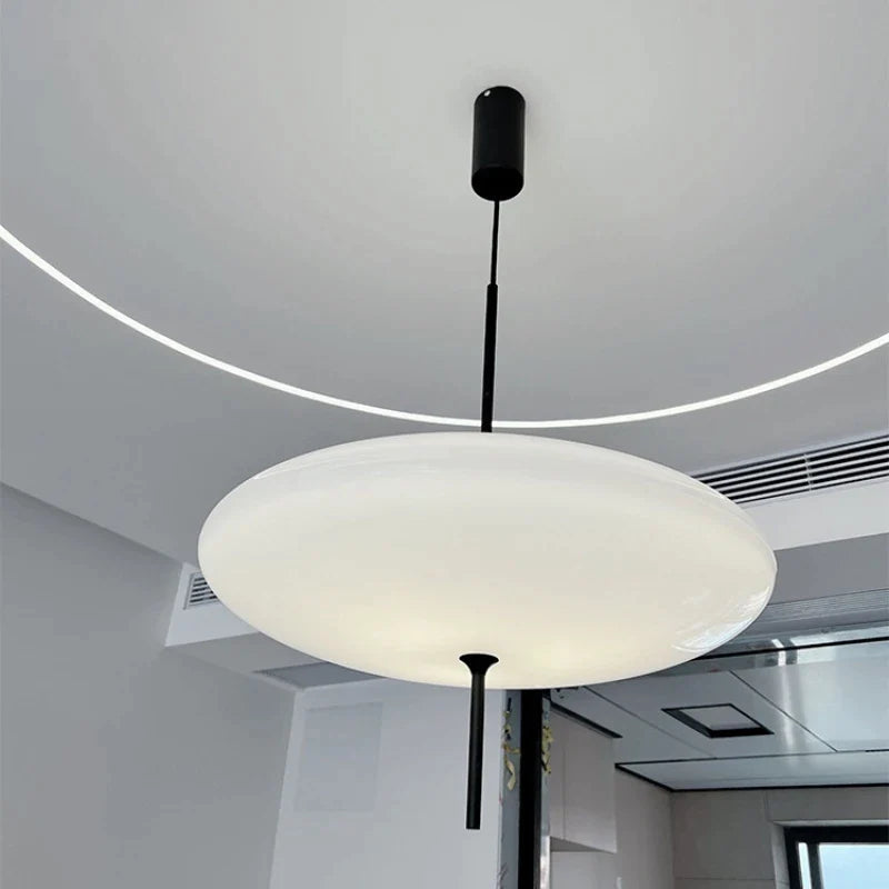 Afralia™ UFO Chandelier LED Industrial Luminaire for Home and Hospitality Lighting