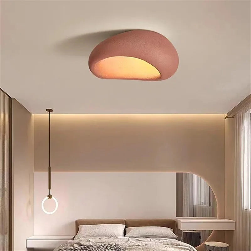 Afralia™ Khmara E27 Ceiling Light: Nordic Wabi Sabi Art for Home Living Room Décor