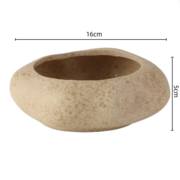 Afralia™ Stoneware Flower Pot Set for Home Decoration