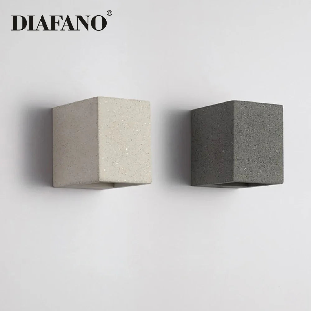 Afralia™ Cement Wall Lamp: Creative G9 Concrete Sconce for Home, Hotel, Kitchen Lighting