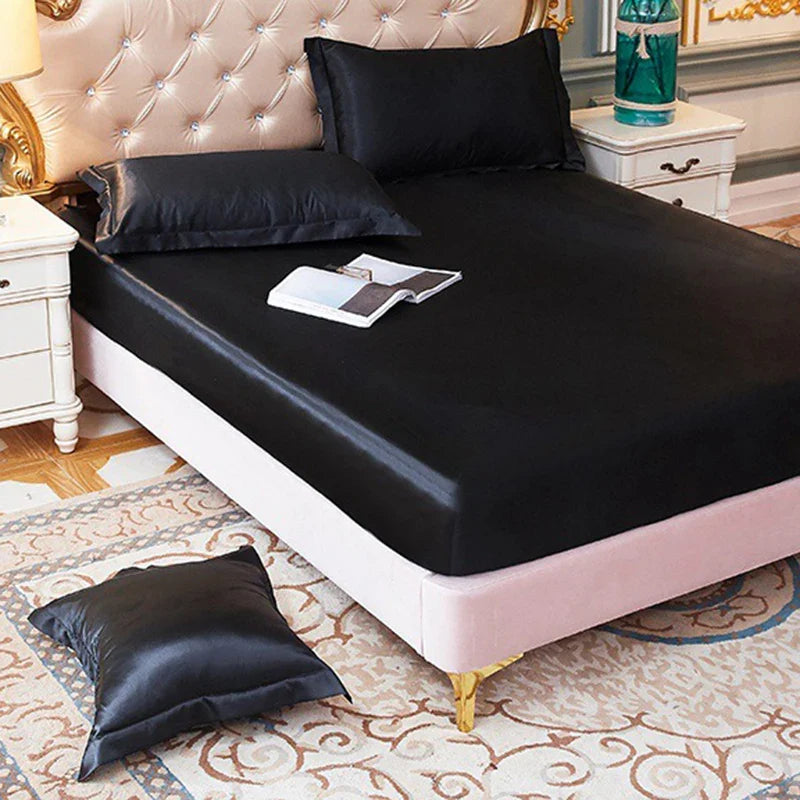 Afralia™ Satin Silk Pillowcase: Smooth & Skin-Friendly Solid Color Cover