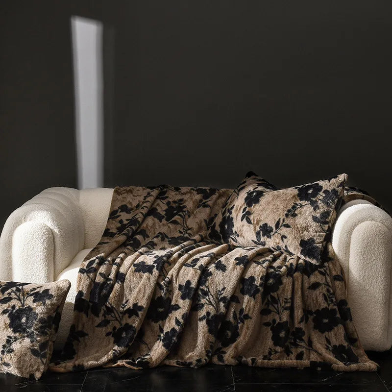 Afralia™ Cosy Faux Rabbit Plush Blanket in Milk Velvet for Single Sofa Decoration & Napping