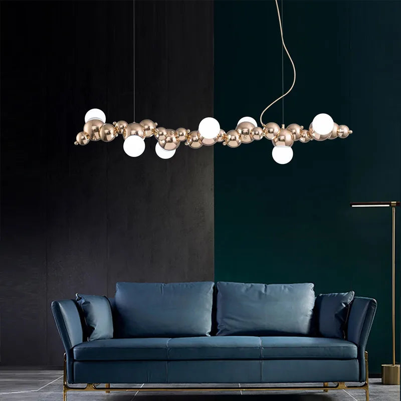 Afralia™ Nordic Luxury Chandelier: Elegant Art Light for Living Room and Dining Table