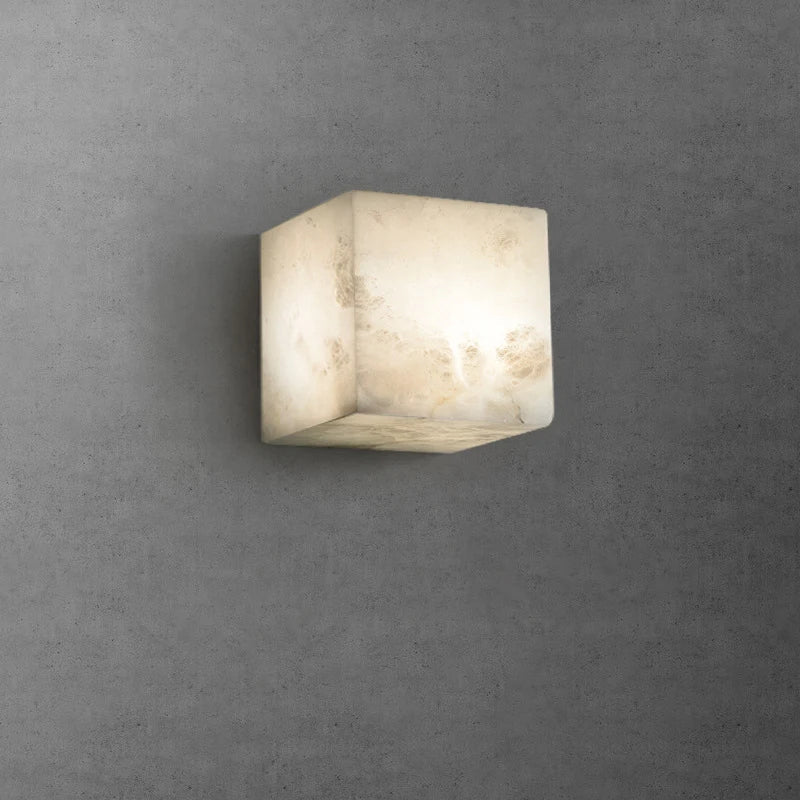 Afralia™ Luxury Marble Wall Lamp LED Sconce for Home, Hotel, and Restaurant