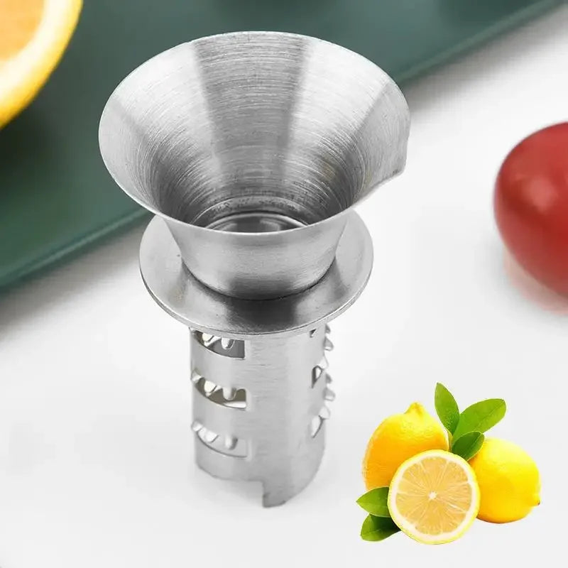 Afralia™ Lemon Squeezer Juicer Pourer for Citrus Fruits - Stainless Steel, Manual Fruit Tool