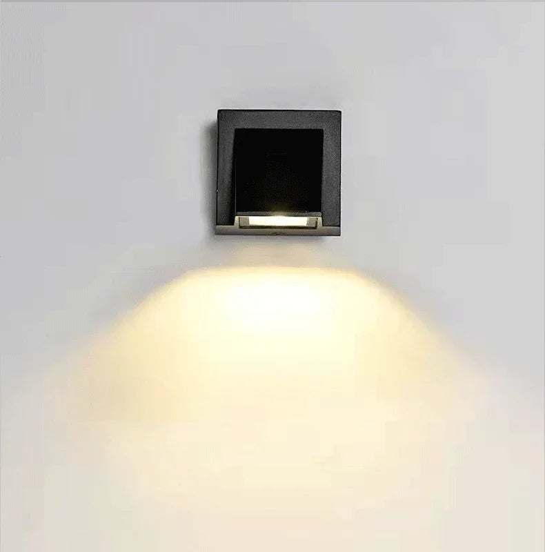 Afralia™ LED Outdoor Porch Wall Light Waterproof Yard Lamp - Single/Double Kit