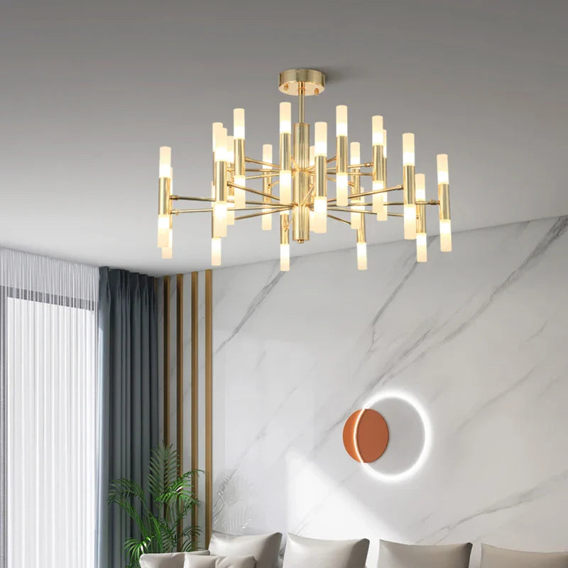 Afralia™ Modern LED Nordic Branch Chandelier for Living Room and Bedroom