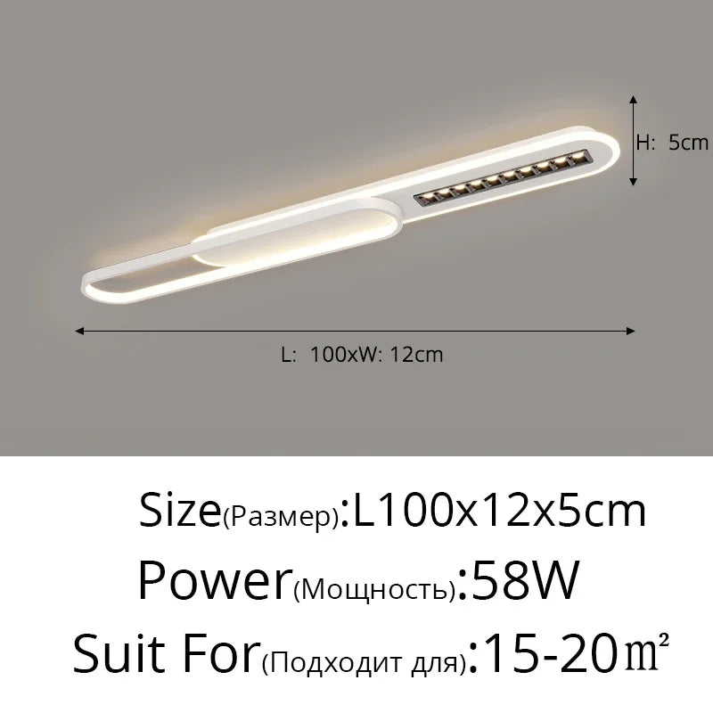 Afralia™ LED Corridor Chandeliers with Spotlights - Creative Entry Porch Lighting