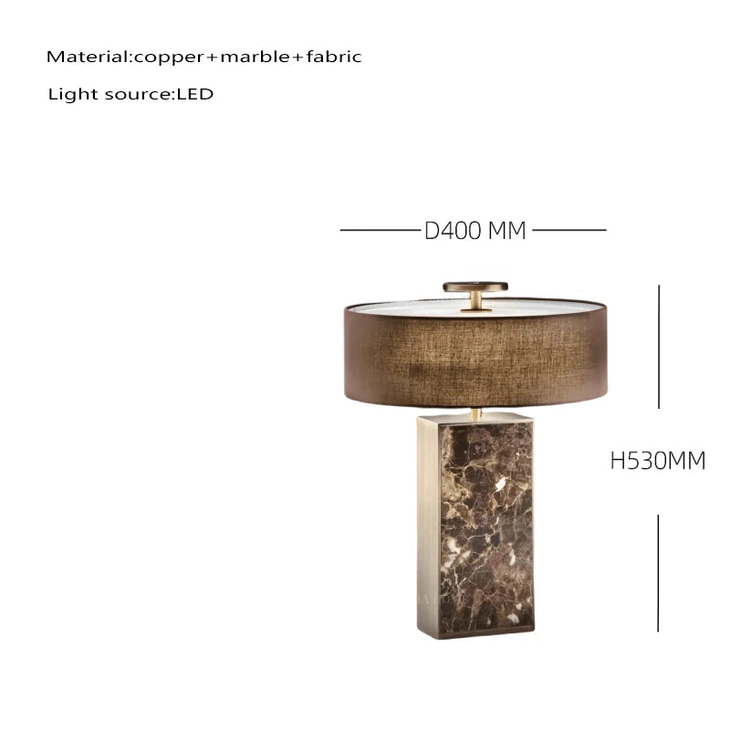 Afralia™ Marble Table Lamps: High-End LED Luxury Desk Lights for Home Decor