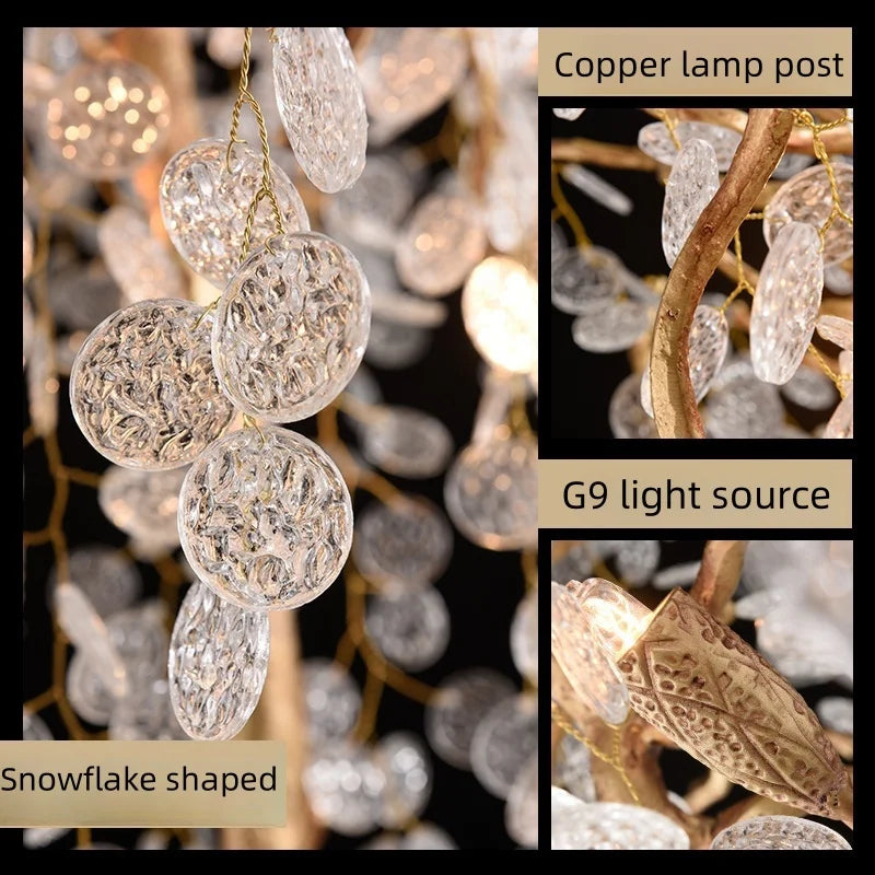 Afralia™ Crystal Tree Branch Floor Lamp