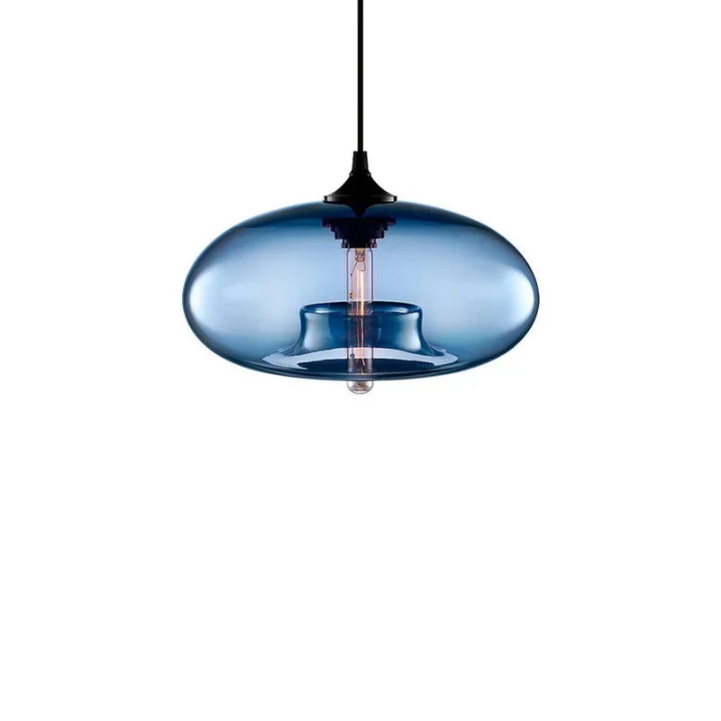Afralia™ Modern Glass Pendant Chandelier for Dining Kitchen Bedroom Bar Restaurant Decor