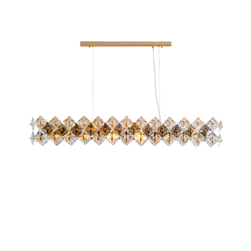 Afralia™ Luxury Crystal Chandelier Lighting for Dinning Room