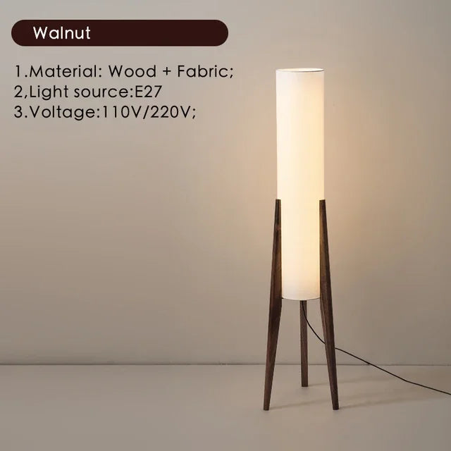 Afralia™ Zen Floor Lamp, Japanese Minimalist Style for Living Room, Bedroom, and Sofa