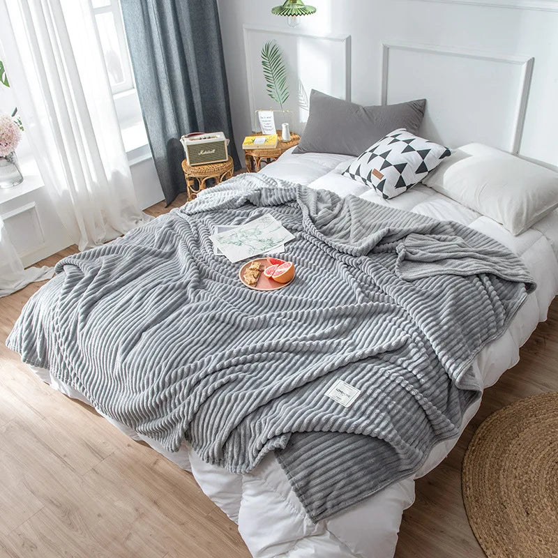 Afralia™ Cozy Hug Blanket - Soft Sweatshirt Throw for Sofa & Bed
