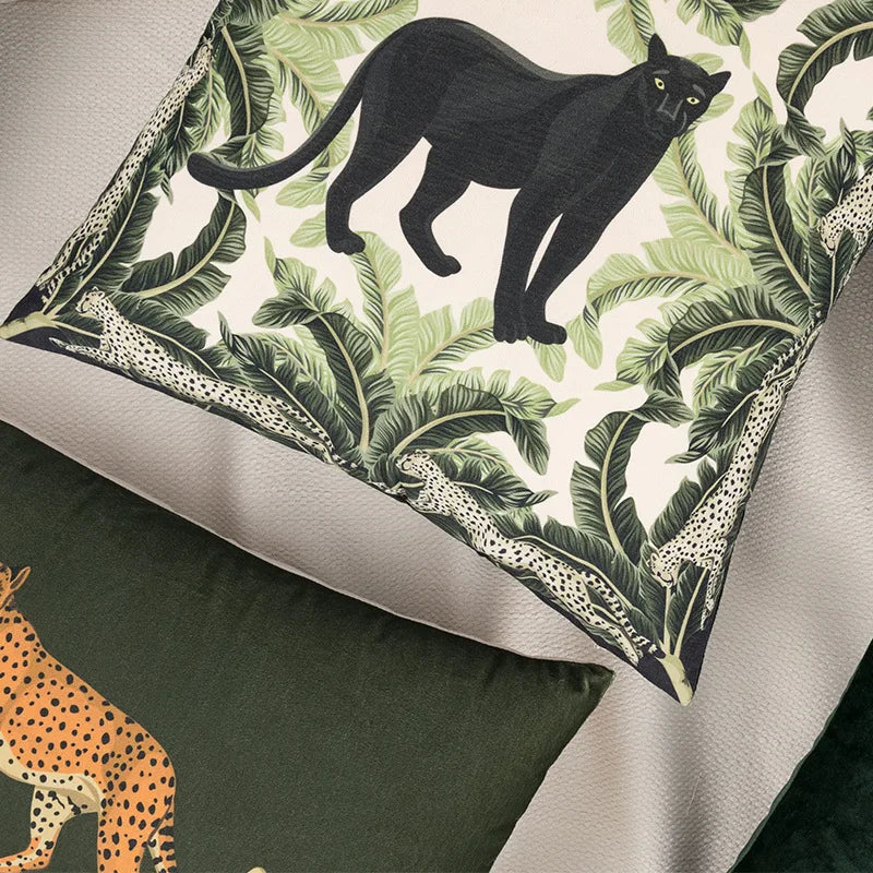 Afralia™ Green Jungle Decor Pillowcases, Premium Cushion Cover - Home Products