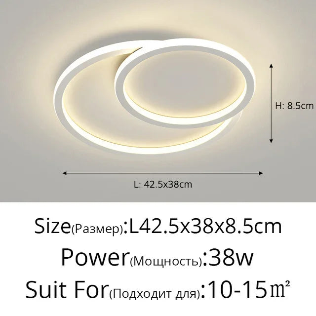 Afralia™ Modern Nordic Chandeliers for Master Bedroom and Living Room