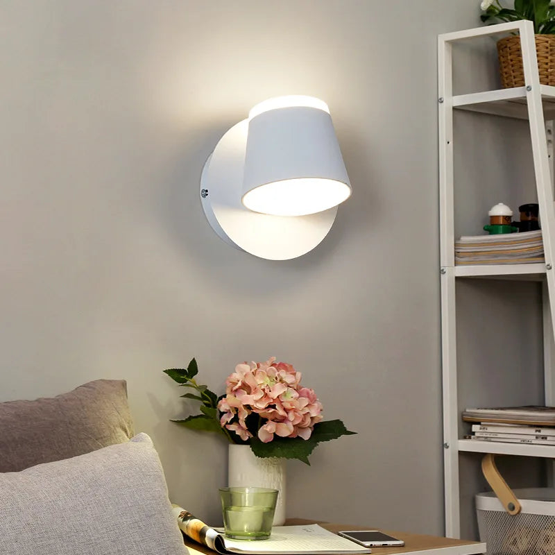 Afralia™ Nordic LED Wall Lamp for Bedroom Study Living Room Indoor Sconce Lighting