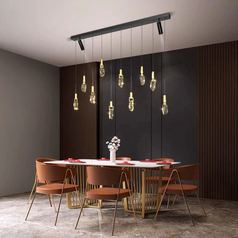 Afralia™ Modern Pendant Chandeliers LED Ceiling Lamp for Dining and Living Room