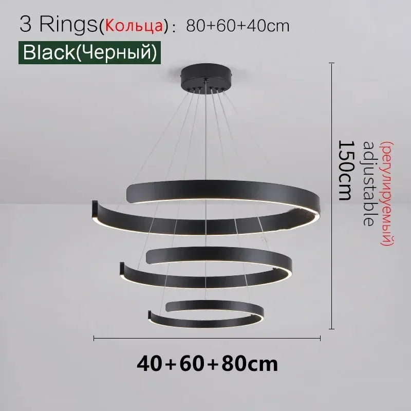 Afralia™ Modern LED Pendant Lights for Home Decor and Lighting Fixtures