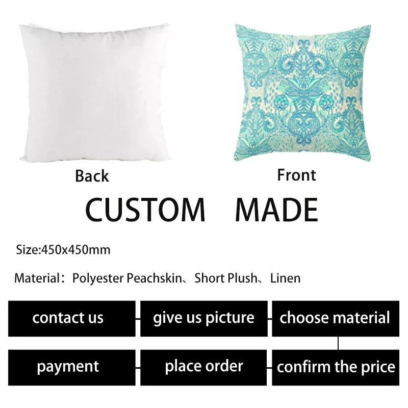 Afralia™ Nordic Flower Boho Pillow Case for Home Decor - Soft Sofa Cushion Cover