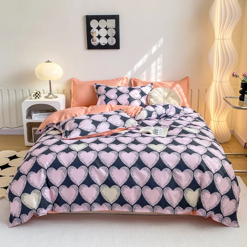 Afralia™ Animal Pattern Bedding Set - King/Queen Size Quilt Set for Comfortable Home.