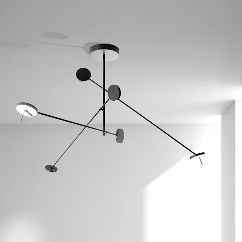 Afralia™ Minimalist Rotatable LED Chandelier: Nordic Design for Bedroom, Dining Room, Kitchen
