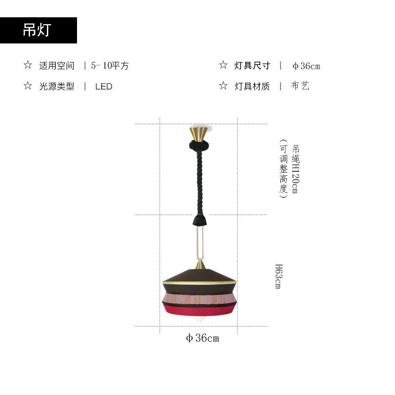 Afralia™ Minimalist Wabi-sabi Fabric Pendant Lights LED E27 for Modern Interior Lighting