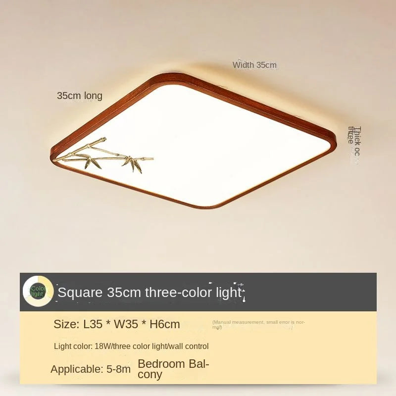 Afralia™ Chinese Style LED Ceiling Lamp, Ultra-Thin Round Design for Living Room and Bedroom